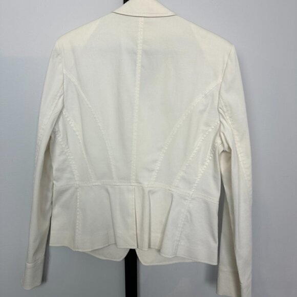 EUC - Riani Offwhite Blazer Jacket, Size 10 - Picture 3 of 9